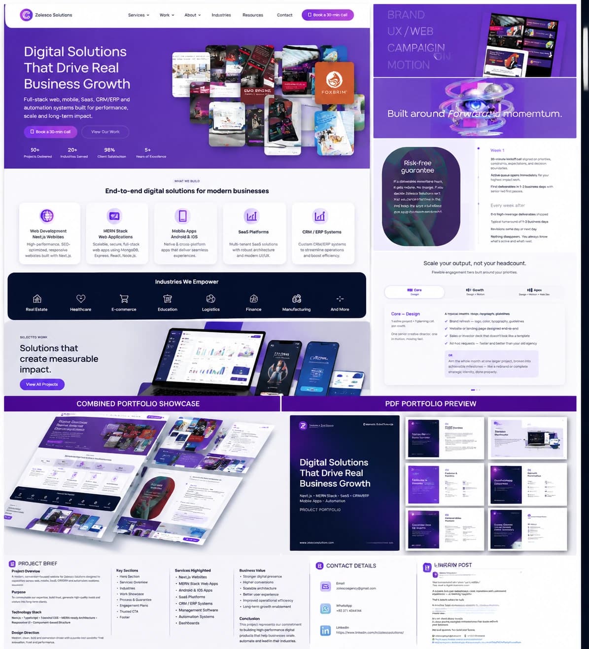 Business & Portfolio Website Samples thumbnail 2